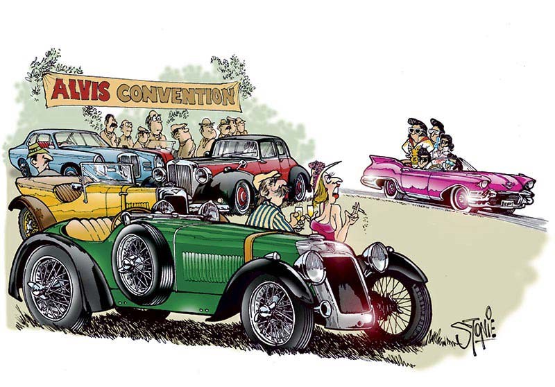 Alvis Elvis cartoon