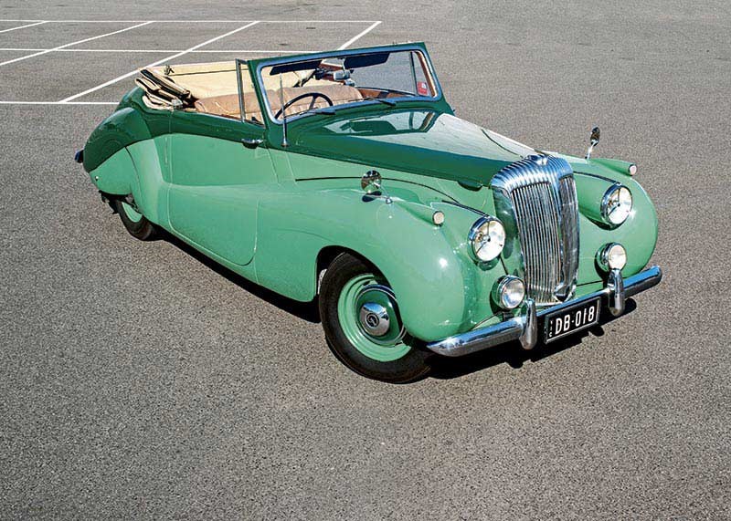 Tim Pemberton's 1950 Daimler Special Sports DB18