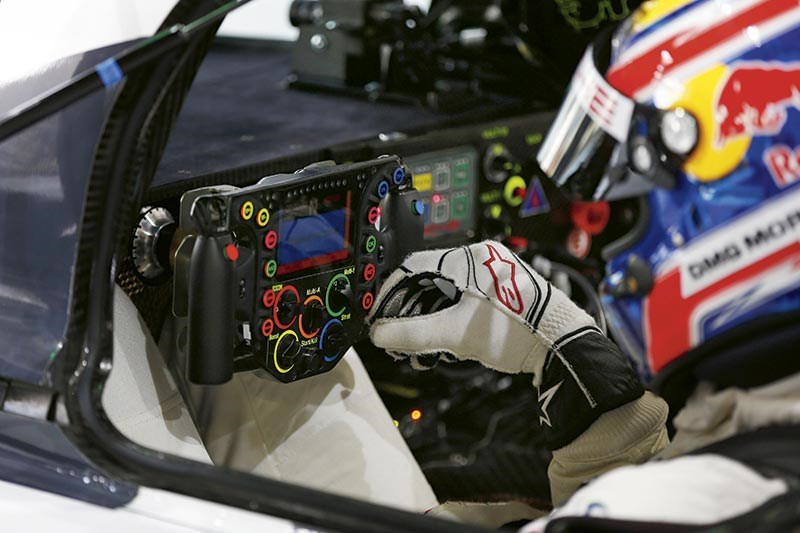 Mark Webber's wheel from the Porsche 919 Hybrid