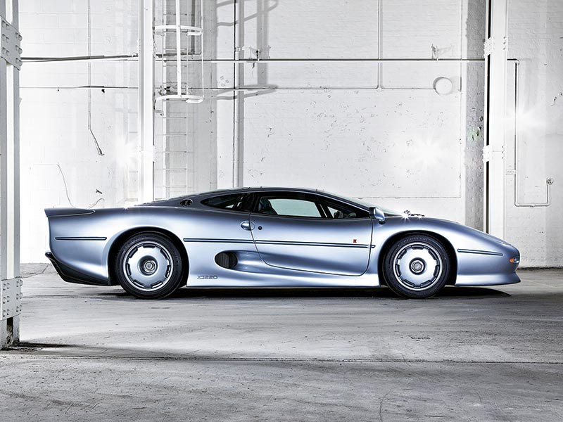 Biggest loser? The Jaguar XJ220 was the victim of its own pre-launch promises and the subsequent genius of the mighty McLaren F1