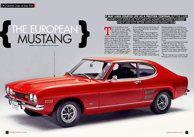 UC 375 - Great cars of the 70s, Ford Capri