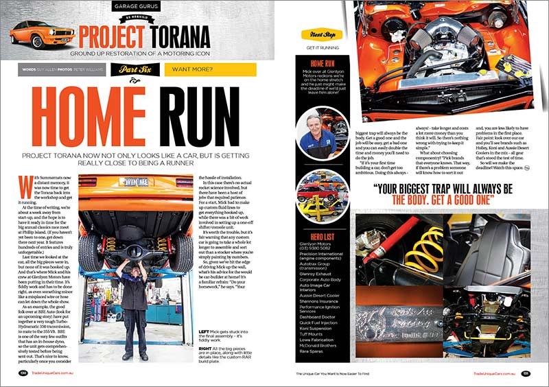 Project Torana update