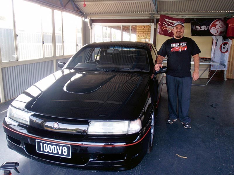 Billy Evans with one of the rarest Group A cars ever made