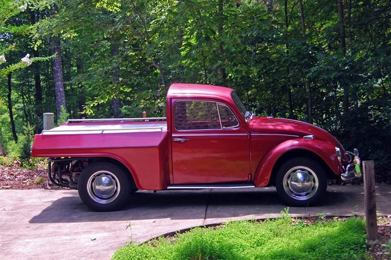Volkswagen beetle pickup sideview