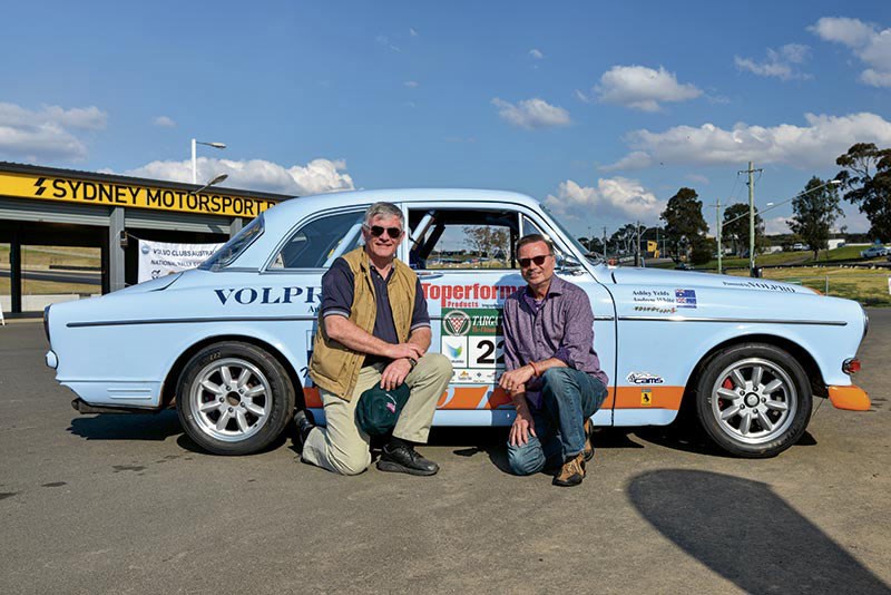 Andrew White & Ashley Yelds and their 1961 Volvo 122S tarmac rally car