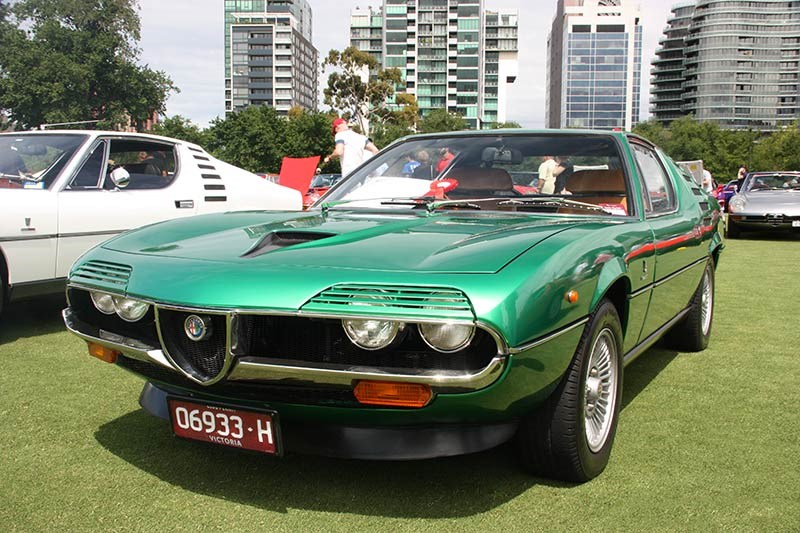 alfa romeo montreal green 2