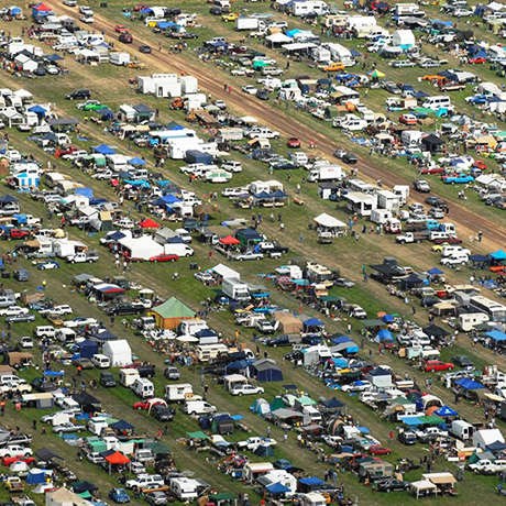 Ballarat Swap Meet aerial view