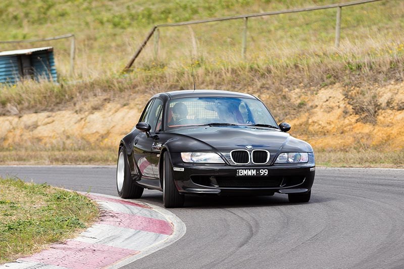 bmw z3 m coupe front ontrack