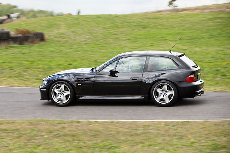 bmw z3 m coupe side ontrack
