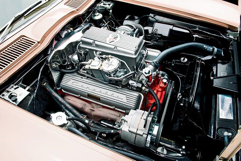 The fuel-injected cars have the most modern-looking engine bays