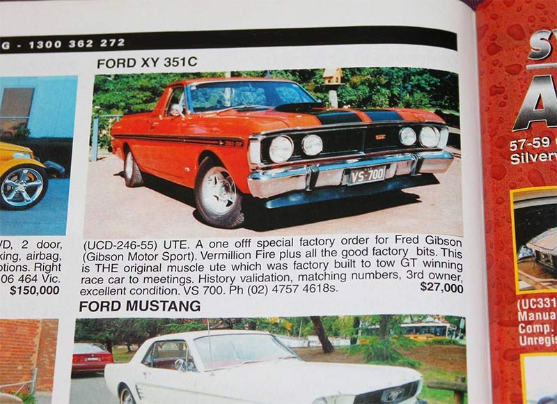 Ford XY Falcon GS351 Utility