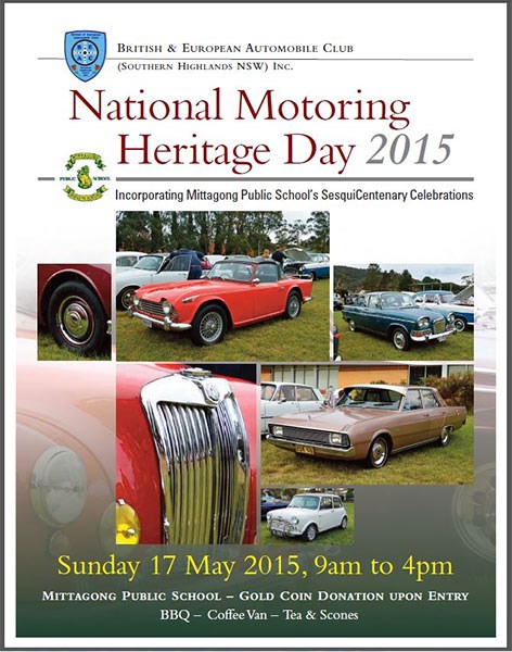 BEAC National Motoring Heritage Day 2015