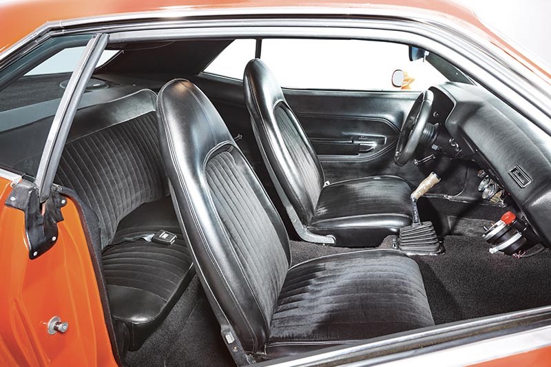 plymouth barracuda interior