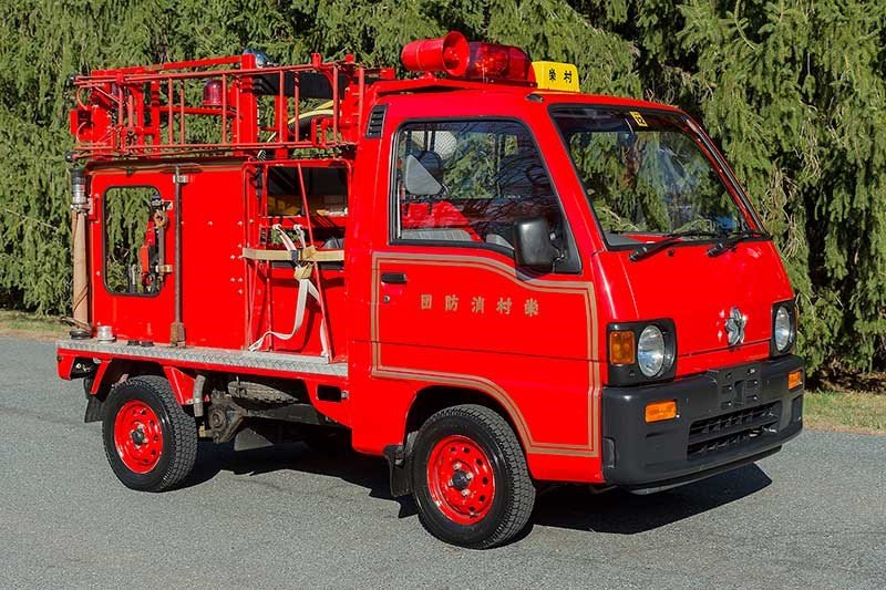 1991 Subaru Sambar 4x4 Fire Truck