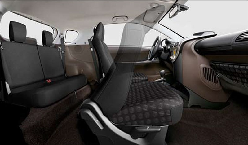 Toyota iQ seating