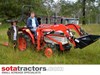KUBOTA L2002DT TRACTOR WITH 4 IN 1 FEL