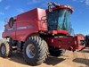 2013 CASE IH 8230 WITH 40 FOOT MACDON D65 DRAPER FRONT AND TRAILER