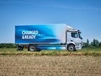 Electric Mercedes-Benz truck bound for Australia and New Zealand