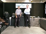 Noel Howe (left) and Michael Law manning the R&T stand at the recent Mystery Creek EXPO