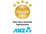 ANZ: CANSTAR Best Value Australlia Agribusiness Institution 2013