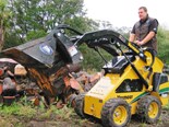 The Vermeer S600 skid steer loader makes light work of what would otherwise be back-breaking job.