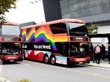 Rainbow bus flies sky high for inclusion  
