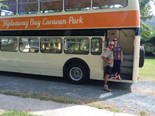 Couple restores Top Deck tour bus
