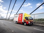 Coles and Linfox introduce electric truck
