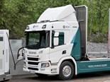 Scania and SCA develop first 80 tonne electric timber truck