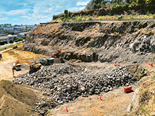 Sdreening and crushing: Stonefields quarrying