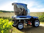 New Holland partnered with Italian automotive and industrial designer Pininfarina to develop the straddle tractor concept