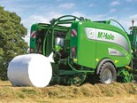 In a good field of grass the McHale Fusion 4 Plus can reach 70 bales per hour