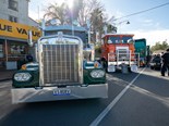 Big river town triumph - Mannum Truck show