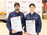 Brad Hickey and Louis Holt secured first and second place respectively in the Isuzu National Technical Skills Competition in Melbourne last week.