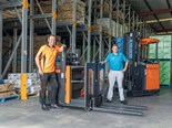 Toyota forklifts’ tight turning circle helps triple warehouse capacity for Edgar Edmondson.