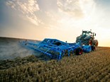 Lemken’s new Koralin Hybrid Cultivator is built to control weeds in large areas, even where straw stays in place.