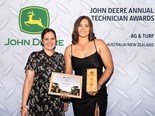 Jaymee Ireland named Deere's top ag technician