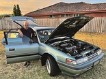 Richard with his 1988 Mazda 626 Turbo