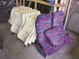 Some of the seats commissioned at TransFab 