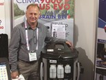 Operator Graham Symons with the Clima-9000P Bus Pro at the Australian Bus + Coach Show 2013 