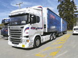 Hitching a ride in a Scania R620