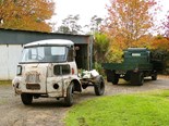 The Morris, prior to being dismantled, with my old K Beddy in the background