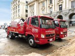 Ian Howe Concrete Pumps' new Mitsubishi Fuso trucks