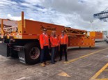 MBT-1 mobile motorway barrier arrives in Auckland