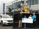 Child Cancer Foundation handed over an almost $25K cheque