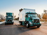 Volvo demonstrates electric heavy-duty trucks in North America