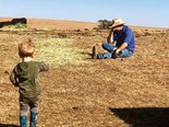 Aussie farmer floored by the drought