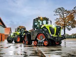 The Claas Axion 960 and Xerion 5000