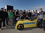 Komatsu apprentices take on V8 Supercars elite