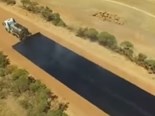 Oddly satisfying road-building video